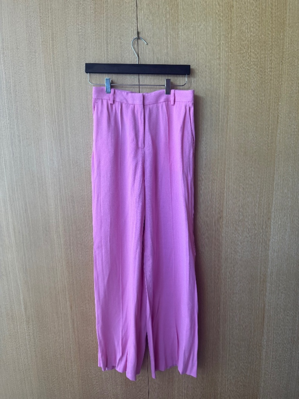 Maje Wide Leg Pants Pink High-Rise New with Tags Size 38